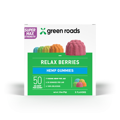 Super Max Strength Hemp Relax Berries